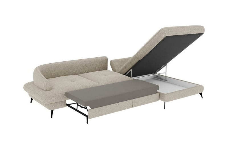 3:n ist Kulmasohva Telford - Beige Kerma - Huonekalut - Sohva - Vuodesohva