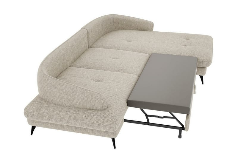 3:n ist Kulmasohva Telford - Beige Kerma - Huonekalut - Sohva - Vuodesohva