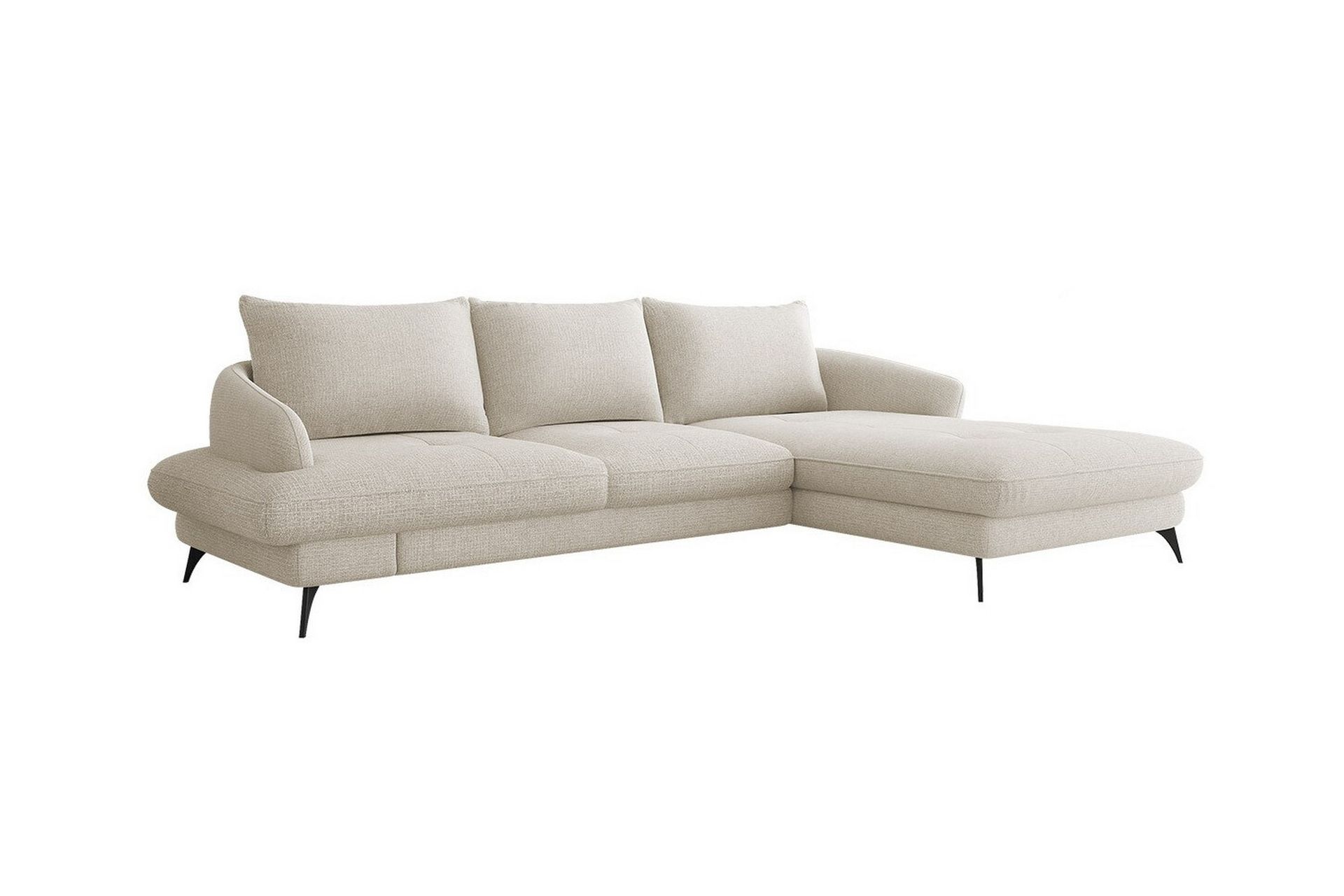 3:n ist Kulmasohva Telford - Beige - Huonekalut - Sohva - Vuodesohva