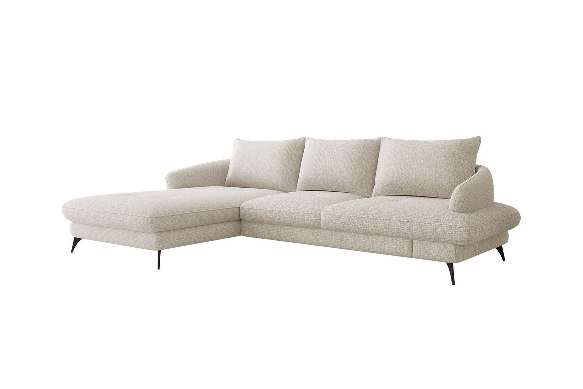 3:n ist Kulmasohva Telford - Beige - Huonekalut - Sohva - Vuodesohva