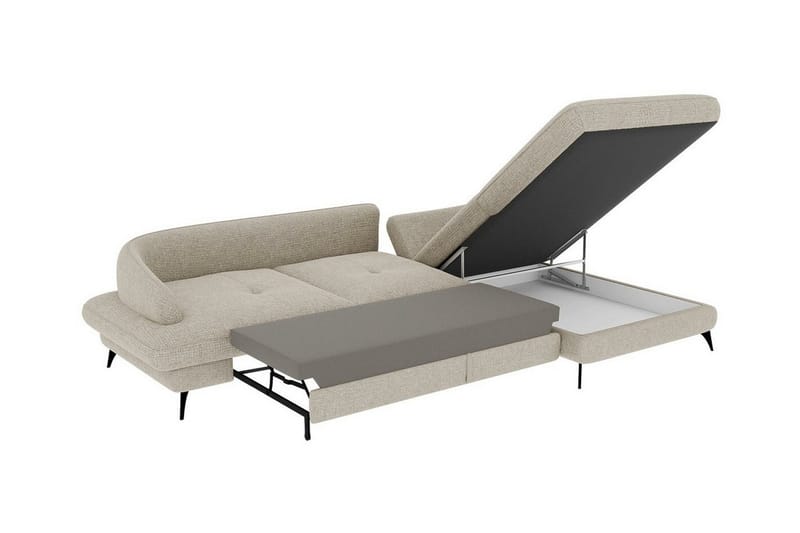 3:n ist Kulmasohva Telford - Beige - Huonekalut - Sohva - Vuodesohva