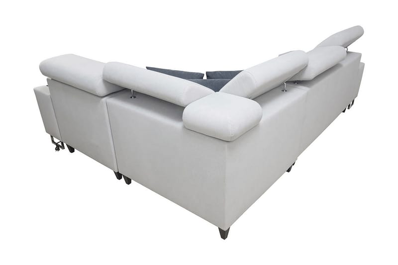 3:n ist Kulmavuodesohva Torretta Oikea - Vaaleanharmaa - Huonekalut - Sohva - Vuodesohva