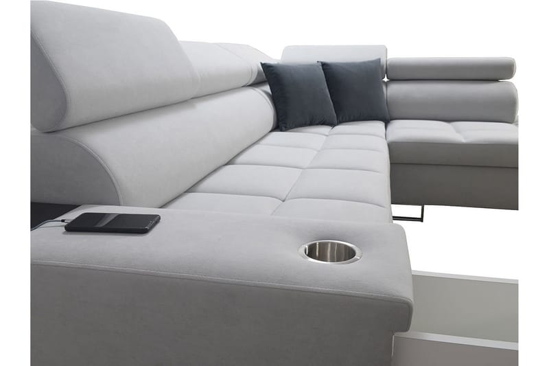 3:n ist Kulmavuodesohva Torretta Oikea - Valkoinen - Huonekalut - Sohva - Vuodesohva