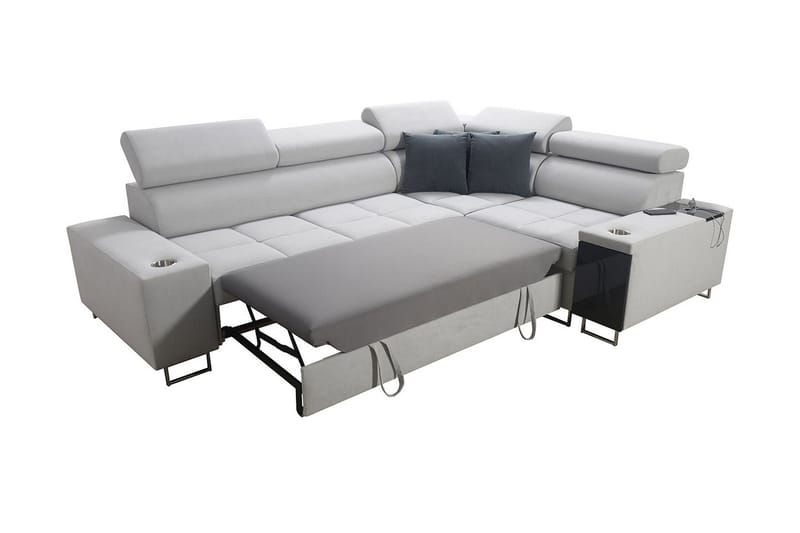 3:n ist Kulmavuodesohva Torretta Vasen - Ruskea - Huonekalut - Sohva - Vuodesohva