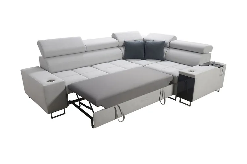 3:n ist Kulmavuodesohva Torretta Vasen - Valkoinen - Huonekalut - Sohva - Vuodesohva