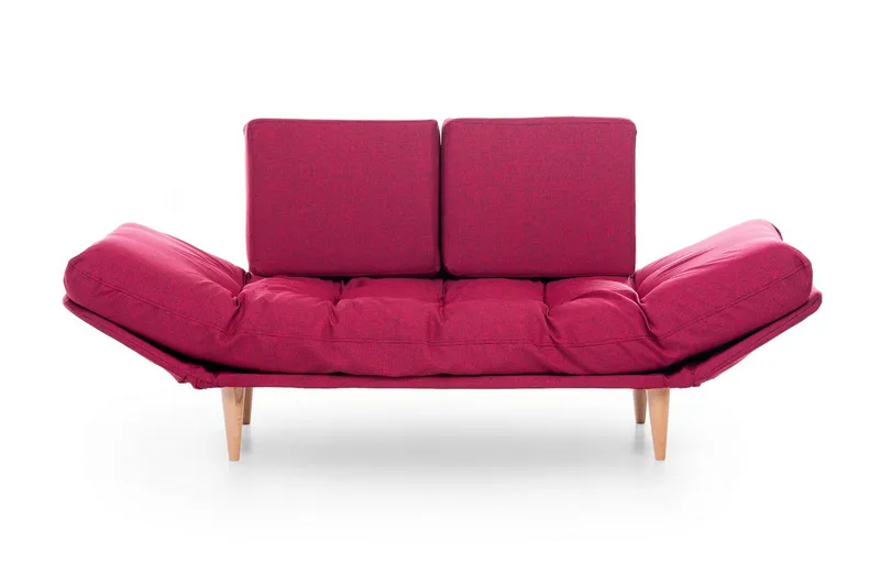 3:n ist Vuodesohva Aitze - Punainen - Huonekalut - Sohva - Vuodesohva - 3 istuttava vuodesohva