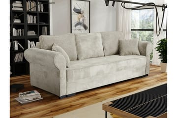 3:n ist Vuodesohva Denegal - Beige - Huonekalut - Sohva - Vuodesohva - 3 istuttava vuodesohva
