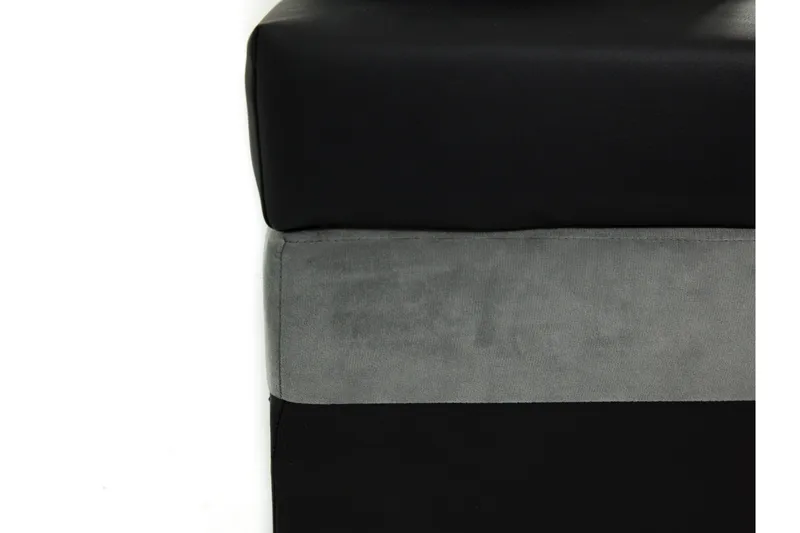 3:n ist Vuodesohva Divaanilla Consuelo L-muoto Oikea ja Säil - Sametti/Harmaa - Huonekalut - Sohva - Vuodesohva