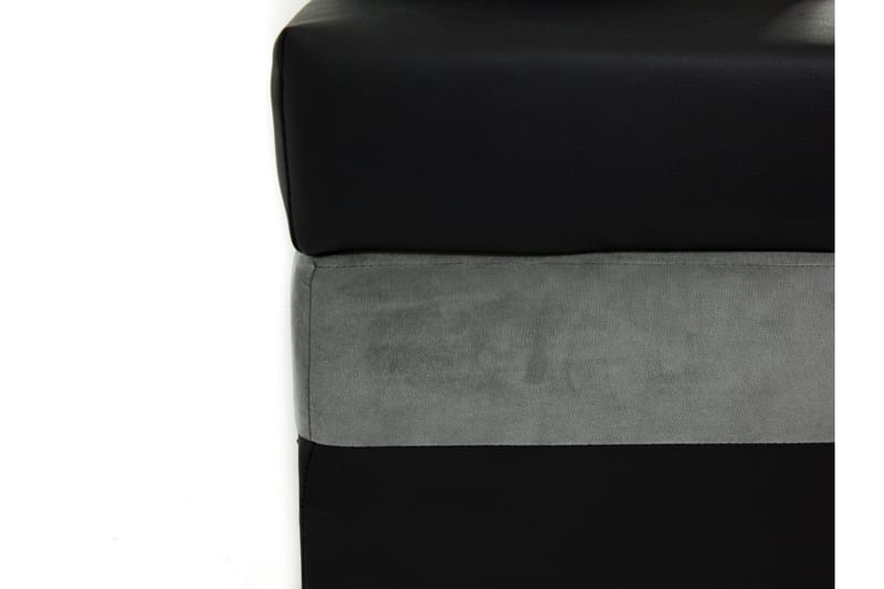 3:n ist Vuodesohva Divaanilla Consuelo Vasen ja Säilytys - Sametti/Harmaa - Huonekalut - Sohva - Vuodesohva