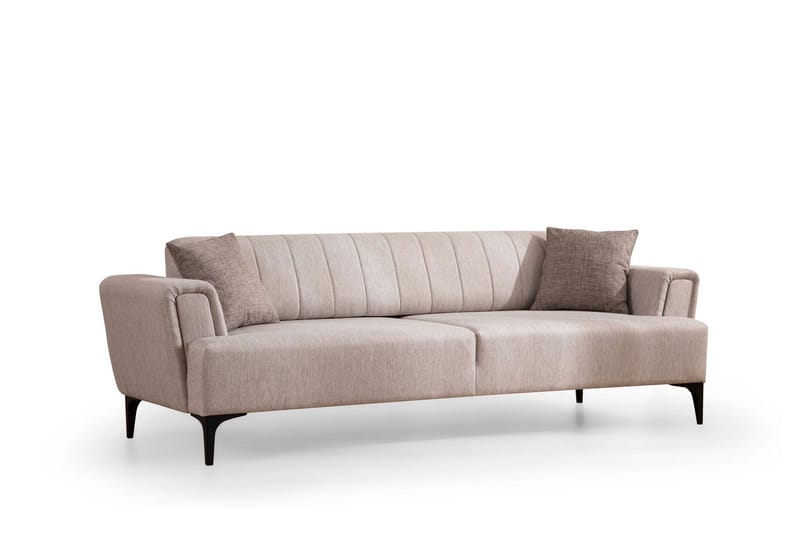 3:n ist Vuodesohva Hamlets - Beige - Huonekalut - Sohva - Vuodesohva - 3 istuttava vuodesohva
