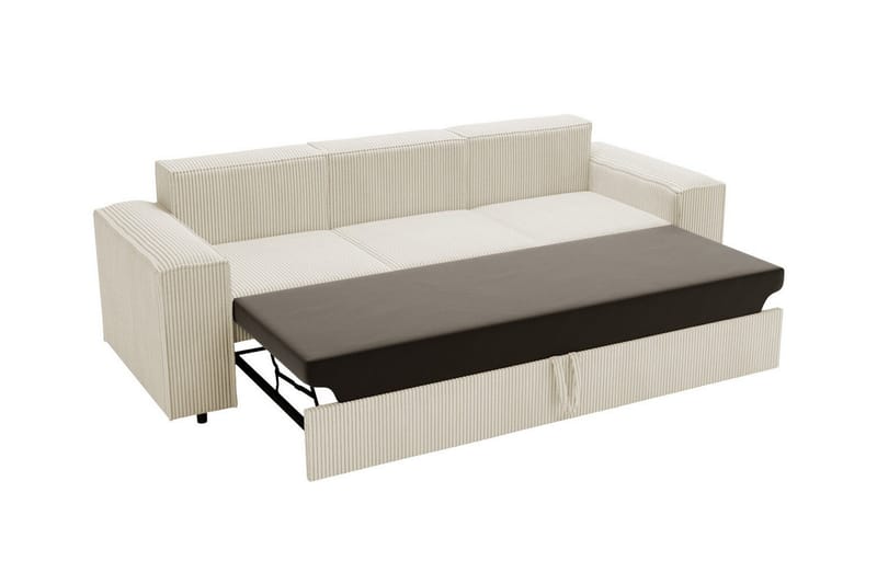 3:n ist Vuodesohva Knocklong - Beige - Huonekalut - Sohva - Vuodesohva - 3 istuttava vuodesohva