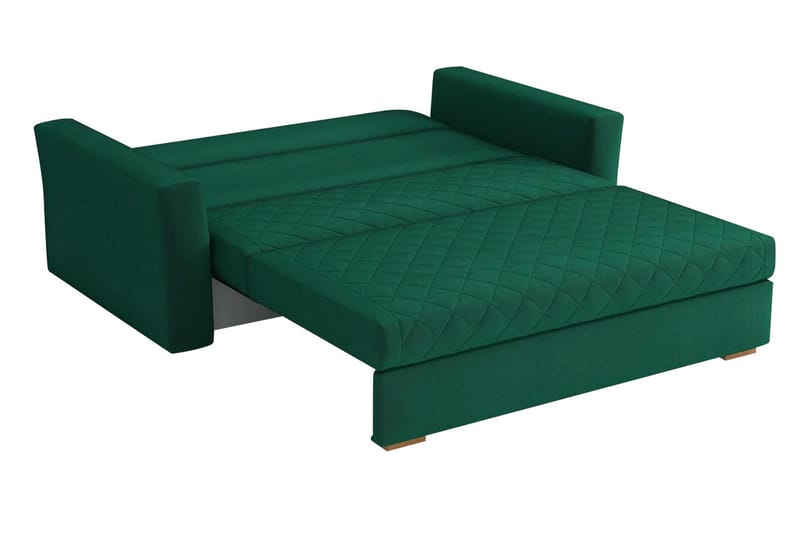 3:n ist Vuodesohva Ruutukuvio Hedensö - Sametti/Musta - Huonekalut - Sohva - Vuodesohva - 3 istuttava vuodesohva