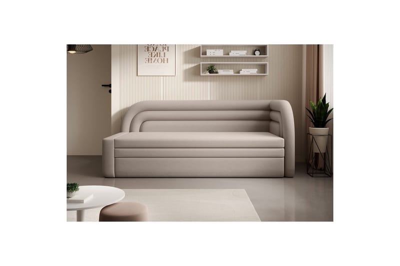 Sohva Eltap Fabillo 223x86x80 cm - Sola 18, Harmaa, Oikea - Huonekalut - Sohva - Vuodesohva - 4 istuttava vuodesohva
