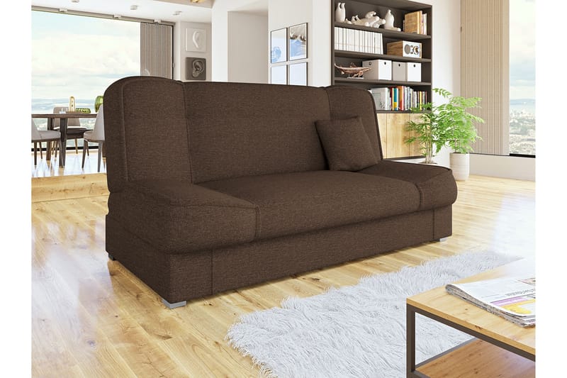 Sohva Gabi 175x80x80 cm - Ruskea - Huonekalut - Sohva - Vuodesohva - 4 istuttava vuodesohva
