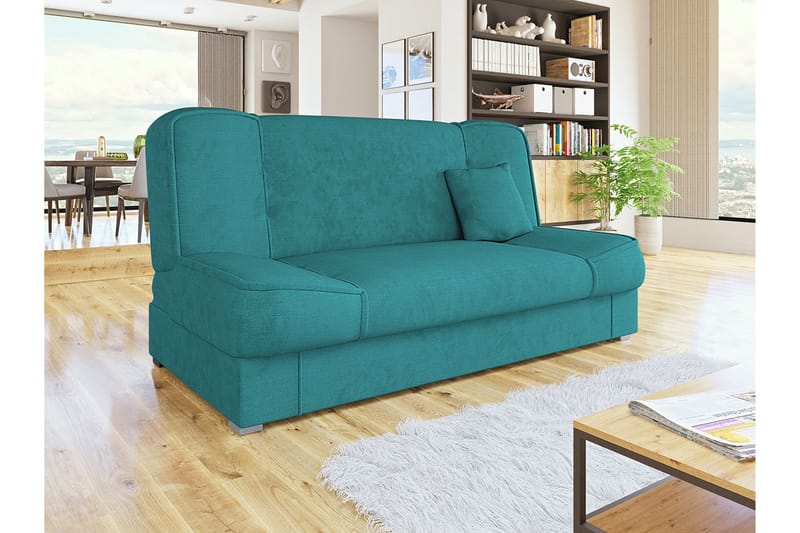 Sohva Gabi 175x80x80 cm - Sininen - Huonekalut - Sohva - Vuodesohva - 4 istuttava vuodesohva