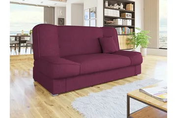 Sohva Gabi 175x80x80 cm - Violetti - Huonekalut - Sohva - Vuodesohva - 4 istuttava vuodesohva