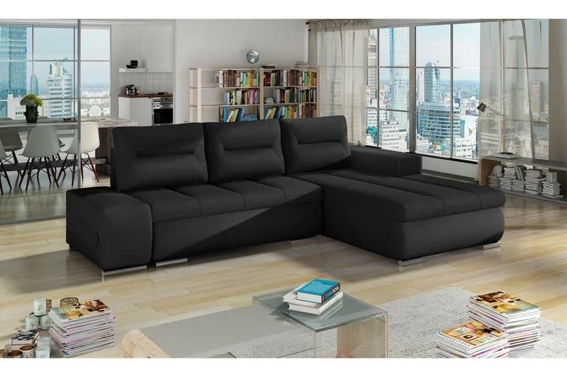 Vuodesohva Probaos divaanilla, Musta/Musta