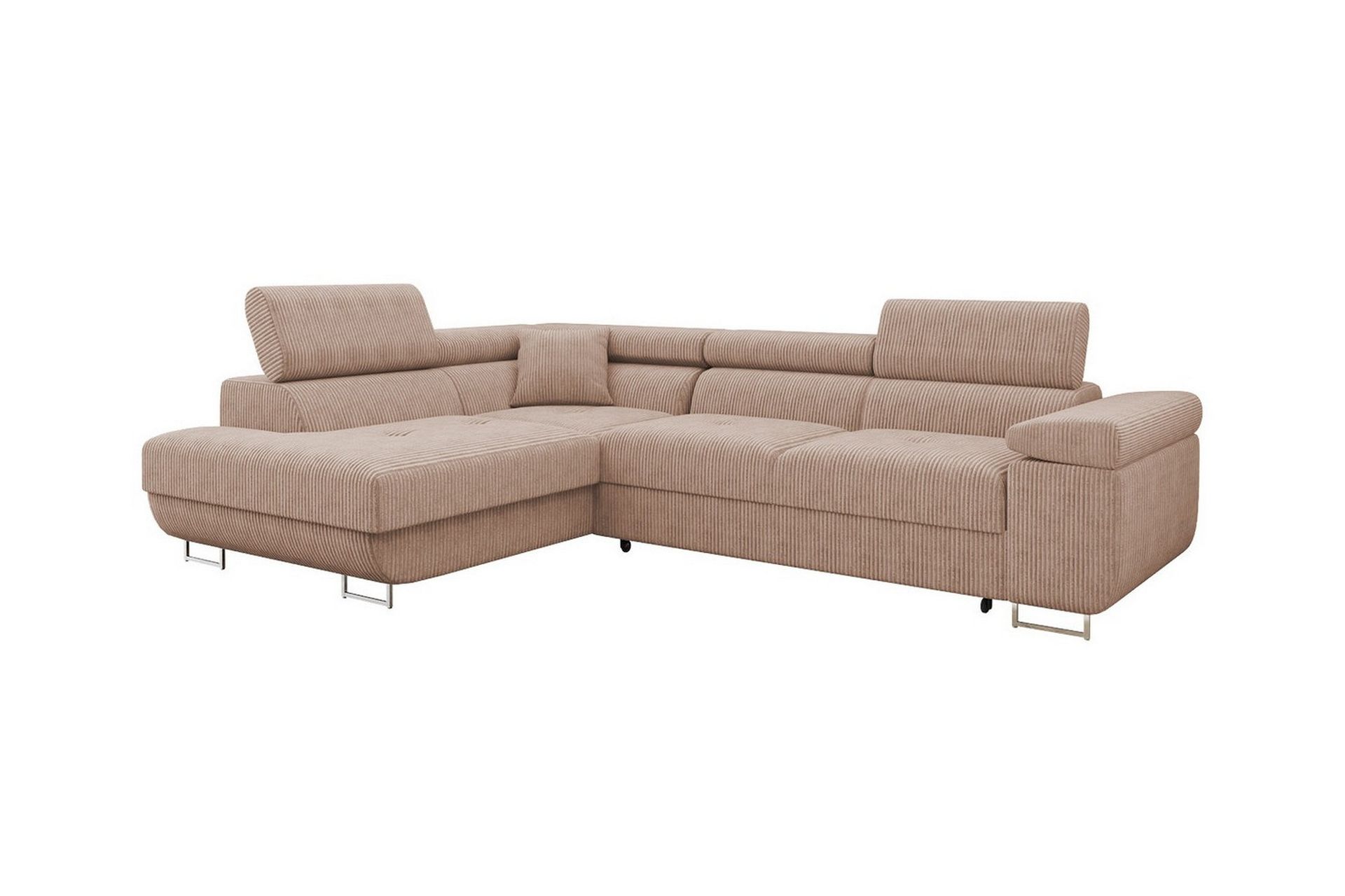4:n ist Kulmasohva Kintore - Beige/Rosa - Huonekalut - Sohva - Vuodesohva