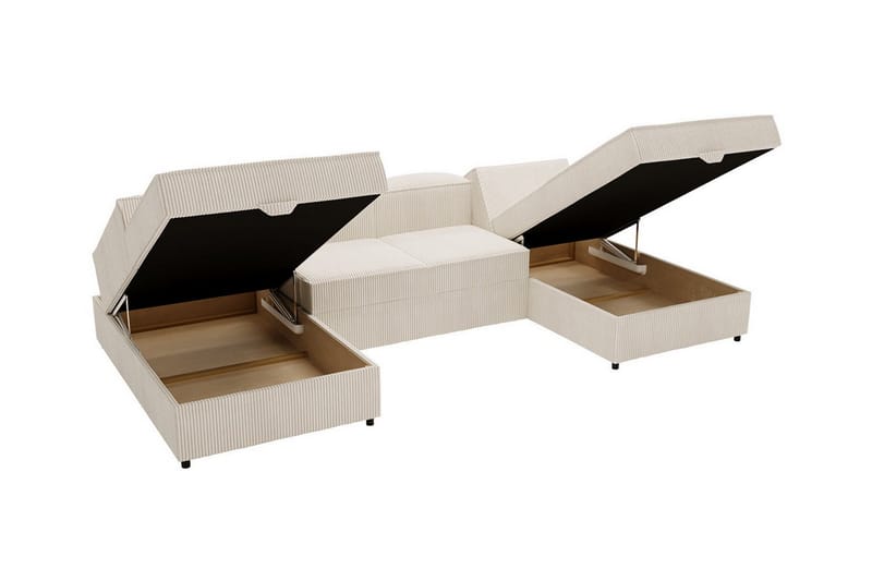 4:n ist Kulmasohva Knocklong - Beige - Huonekalut - Sohva - Vuodesohva