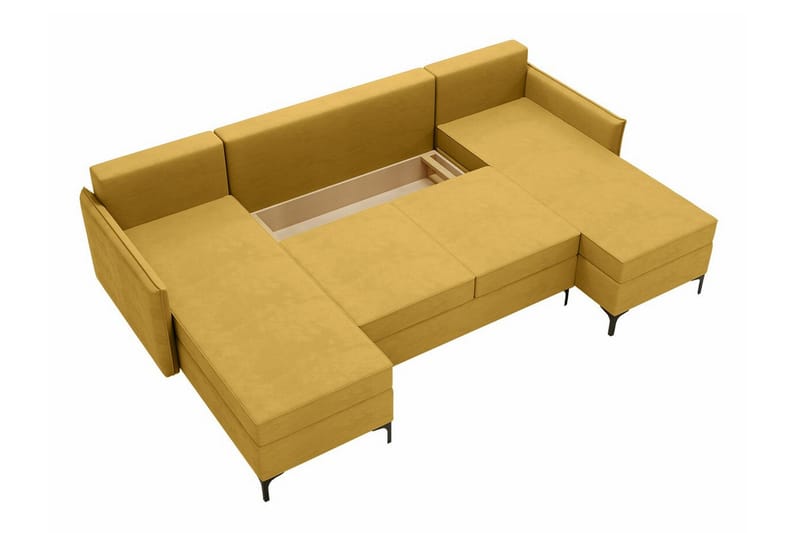 4:n ist Kulmasohva Knocklong - Vaaleanpunainen - Huonekalut - Sohva - Vuodesohva