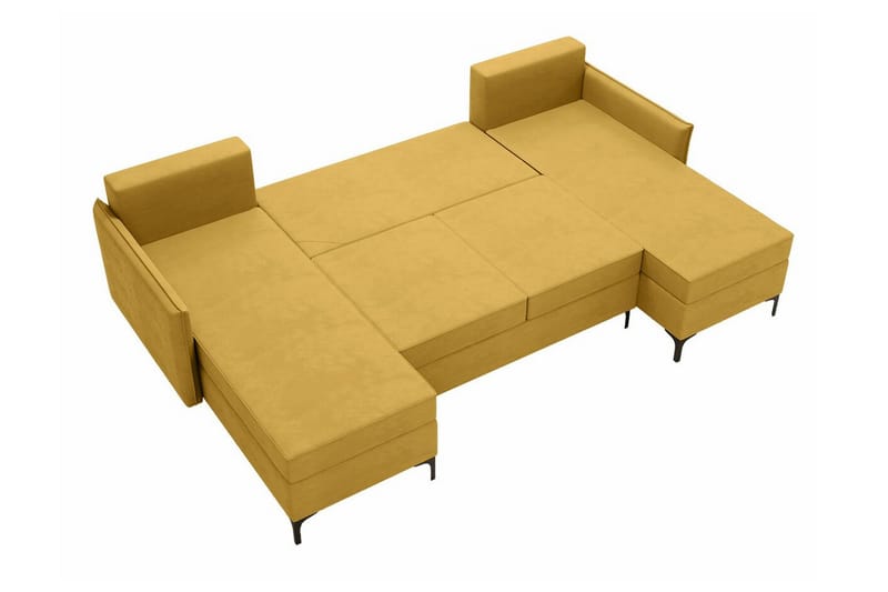 4:n ist Kulmasohva Knocklong - Vaaleanpunainen - Huonekalut - Sohva - Vuodesohva