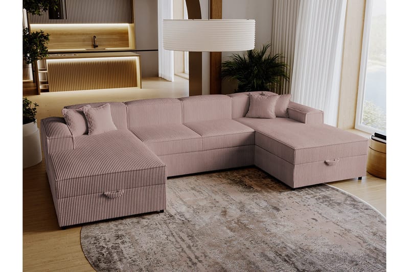 4:n ist Kulmasohva Knocklong - Huonekalut - Sohva - Vuodesohva