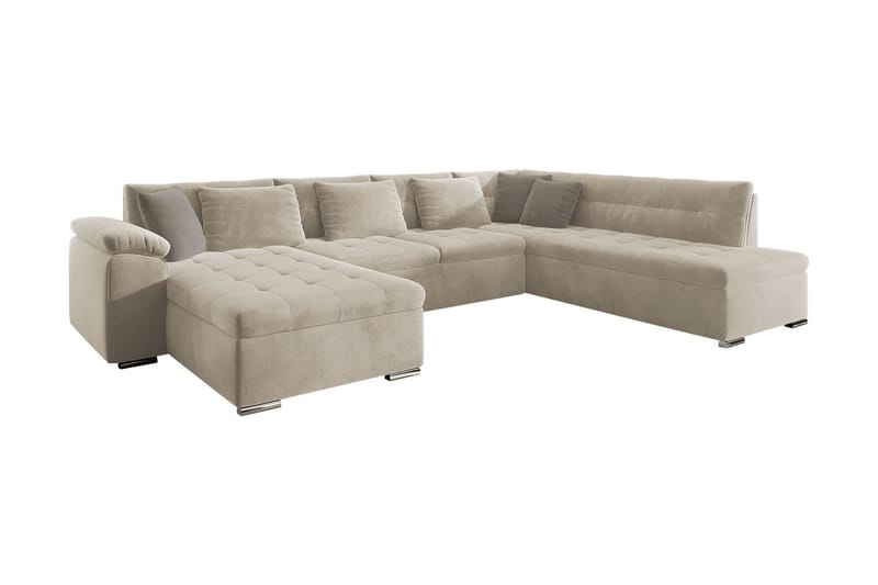 4:n ist Kulmavuodesohva - Beige - Huonekalut - Sohva - Vuodesohva