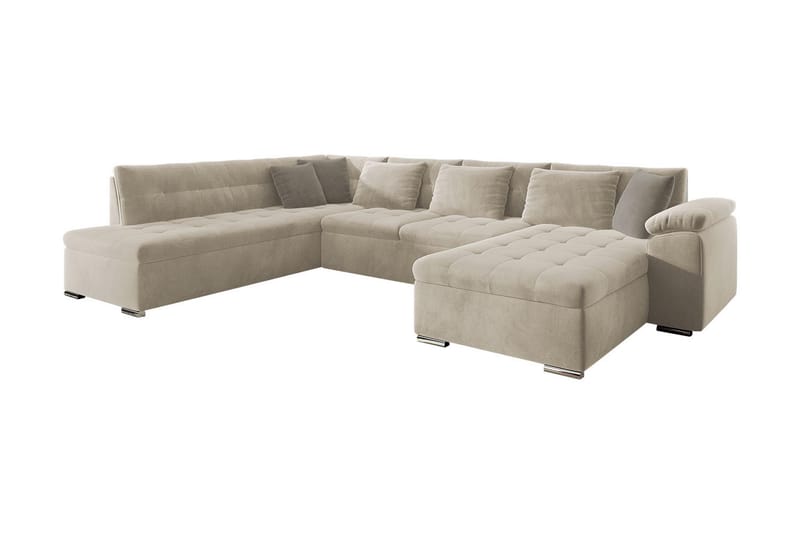4:n ist Kulmavuodesohva - Beige - Huonekalut - Sohva - Vuodesohva