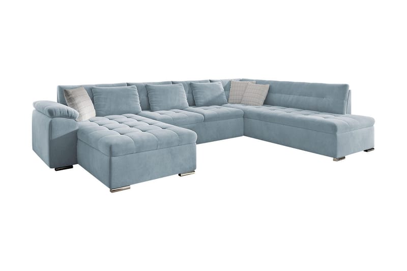 4:n ist Kulmavuodesohva - Sininen - Huonekalut - Sohva - Vuodesohva
