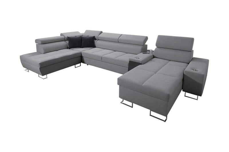 4:n ist Kulmavuodesohva Torretta Oikea, Vaaleanharmaa