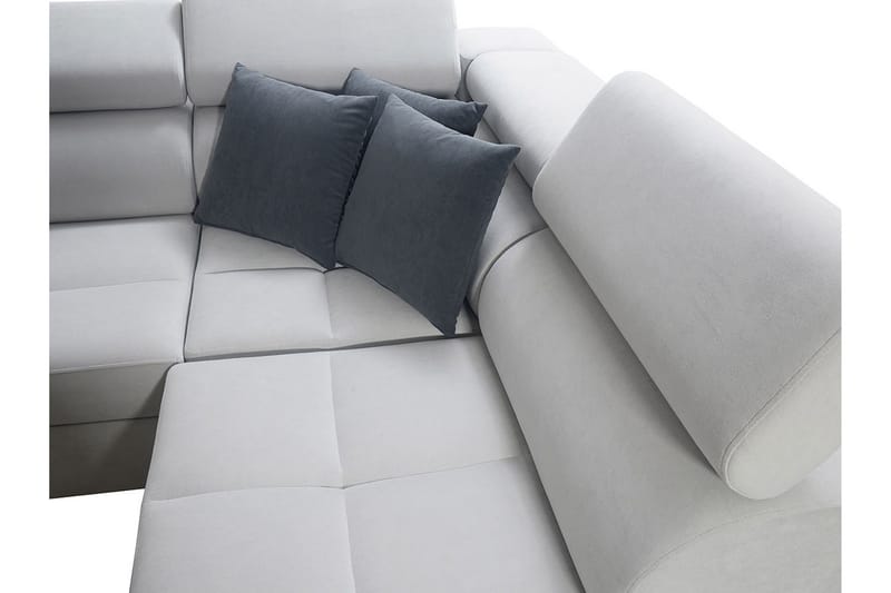 4:n ist Kulmavuodesohva Torretta Oikea - Valkoinen - Huonekalut - Sohva - Vuodesohva