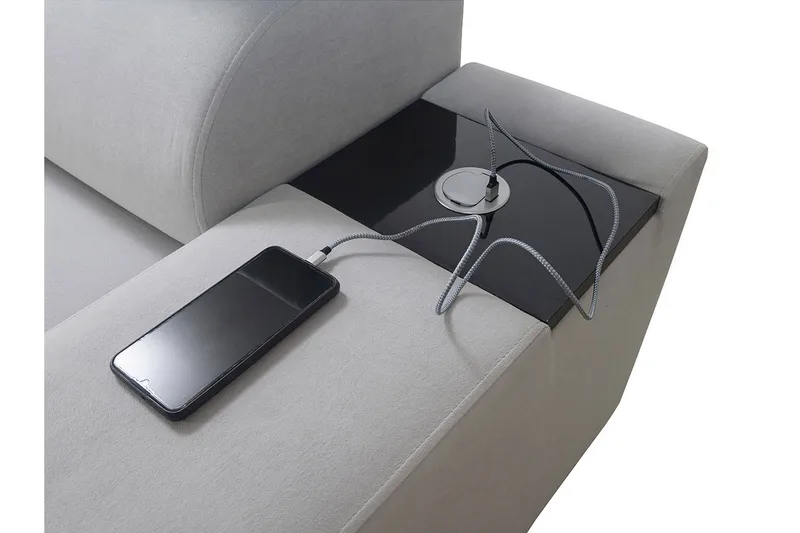 4:n ist Kulmavuodesohva Torretta Oikea - Valkoinen - Huonekalut - Sohva - Vuodesohva