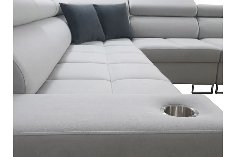 4:n ist Kulmavuodesohva Torretta Oikea - Valkoinen - Huonekalut - Sohva - Vuodesohva