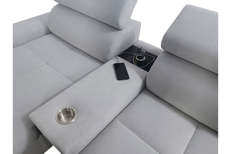 4:n ist Kulmavuodesohva Torretta Vasen - Musta - Huonekalut - Sohva - Vuodesohva