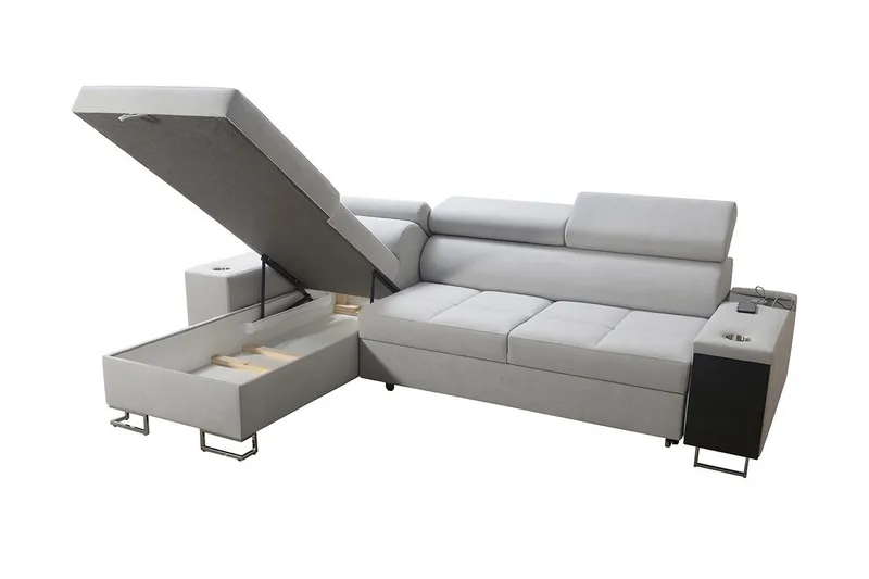 4:n ist Kulmavuodesohva Torretta Vasen - Roosa - Huonekalut - Sohva - Vuodesohva