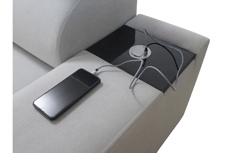 4:n ist Kulmavuodesohva Torretta Vasen - Roosa - Huonekalut - Sohva - Vuodesohva