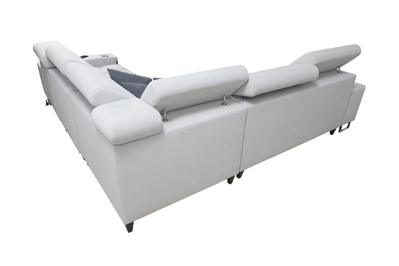 4:n ist Kulmavuodesohva Torretta Vasen - Valkoinen - Huonekalut - Sohva - Vuodesohva
