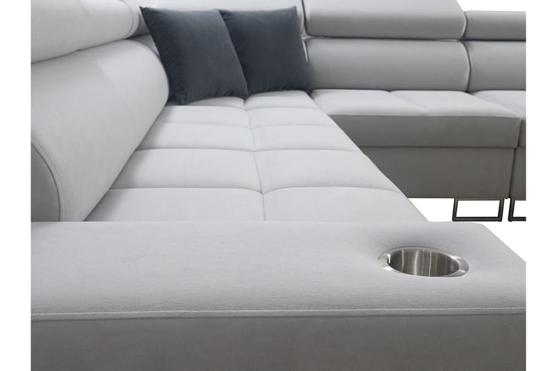 4:n ist Kulmavuodesohva Torretta Vasen - Valkoinen - Huonekalut - Sohva - Vuodesohva