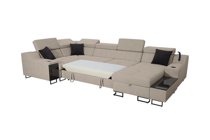 5 ist. Vuodesohva Oikea - Beige - Huonekalut - Sohva - Vuodesohva