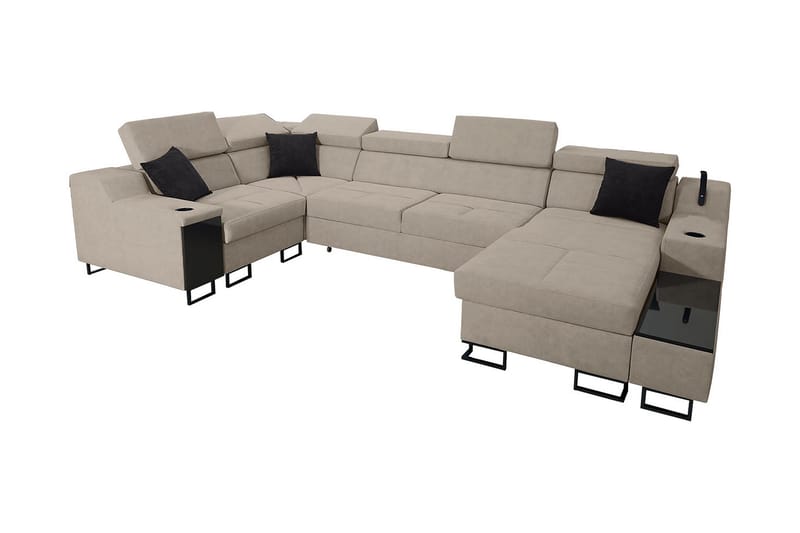5 ist. Vuodesohva Oikea - Beige - Huonekalut - Sohva - Vuodesohva