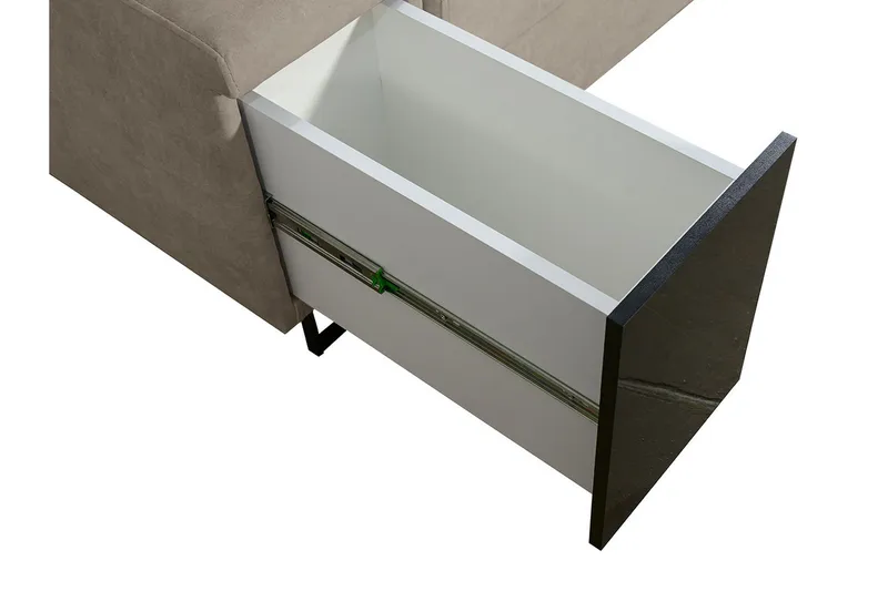 5 ist. Vuodesohva Oikea - Musta - Huonekalut - Sohva - Vuodesohva