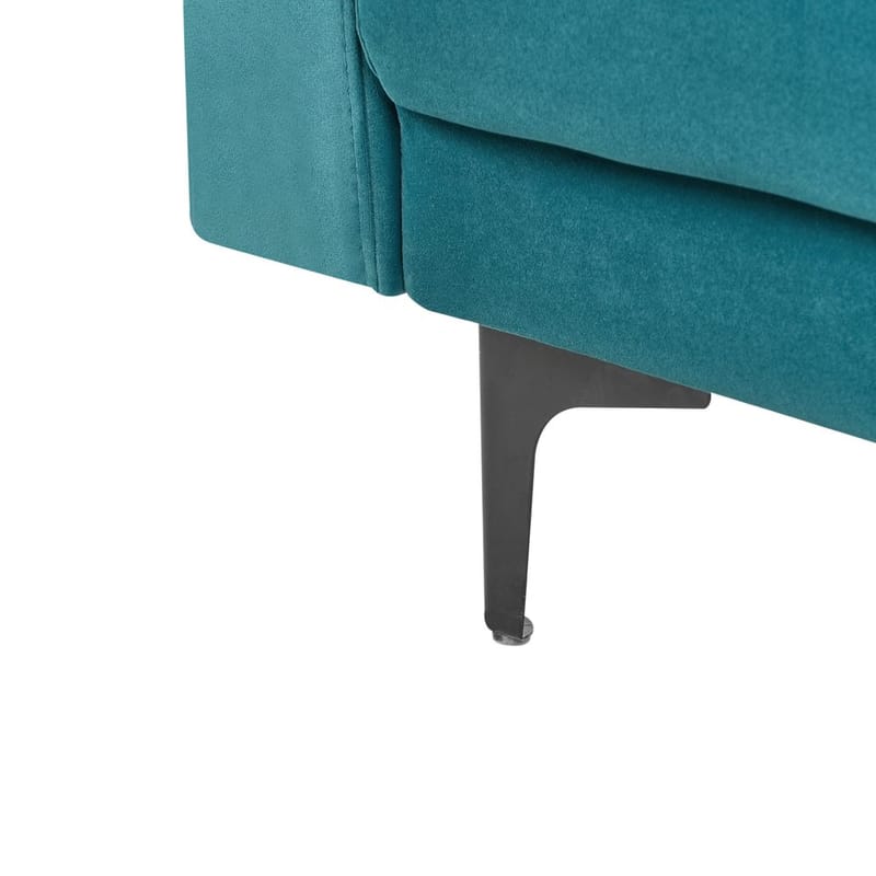 5-istuttava Vuodesohva Aberdeen - Sininen, Musta/Sametti - Huonekalut - Sohva - Vuodesohva