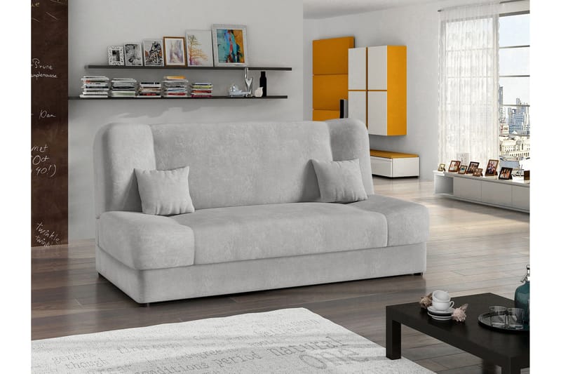 Abron Vuodesohva 3-istuttava - Harmaa - Huonekalut - Sohva - Vuodesohva - 3 istuttava vuodesohva