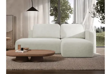 Afir Vuodesohva 2-Istuttavalla Divaanilla - Beige/Valkoinen - Huonekalut - Sohva - Vuodesohva