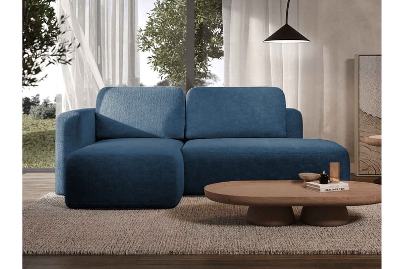 Afir Vuodesohva 2-Istuttavalla Divaanilla - Sininen - Huonekalut - Sohva - Vuodesohva