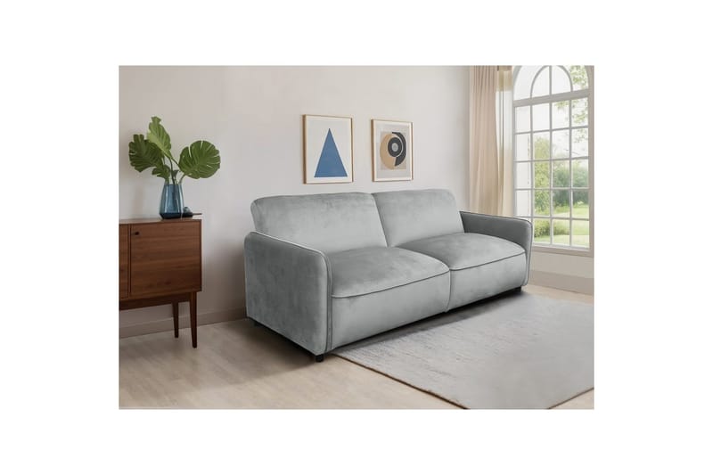 Alicia Vuodesohva 3-istuttava - Harmaa - Huonekalut - Sohva - Vuodesohva - 3 istuttava vuodesohva