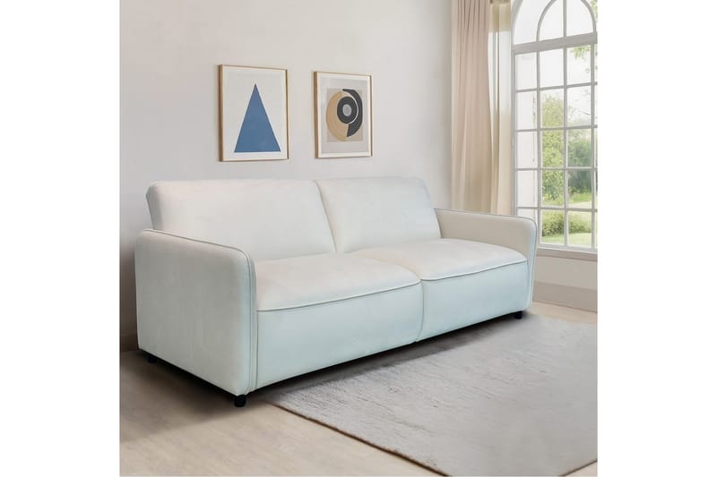 Alicia Vuodesohva 3-istuttava - Valkoinen - Huonekalut - Sohva - Vuodesohva - 3 istuttava vuodesohva