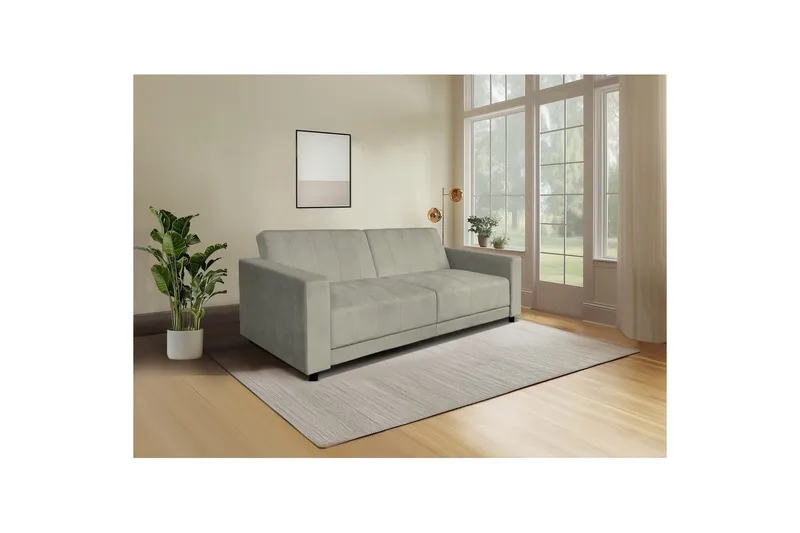 Allie Vuodesohva 3-istuttava - Harmaa - Huonekalut - Sohva - Vuodesohva - 3 istuttava vuodesohva