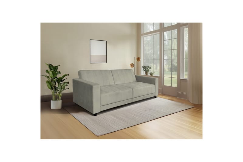 Allie Vuodesohva 3-istuttava - Harmaa - Huonekalut - Sohva - Vuodesohva - 3 istuttava vuodesohva