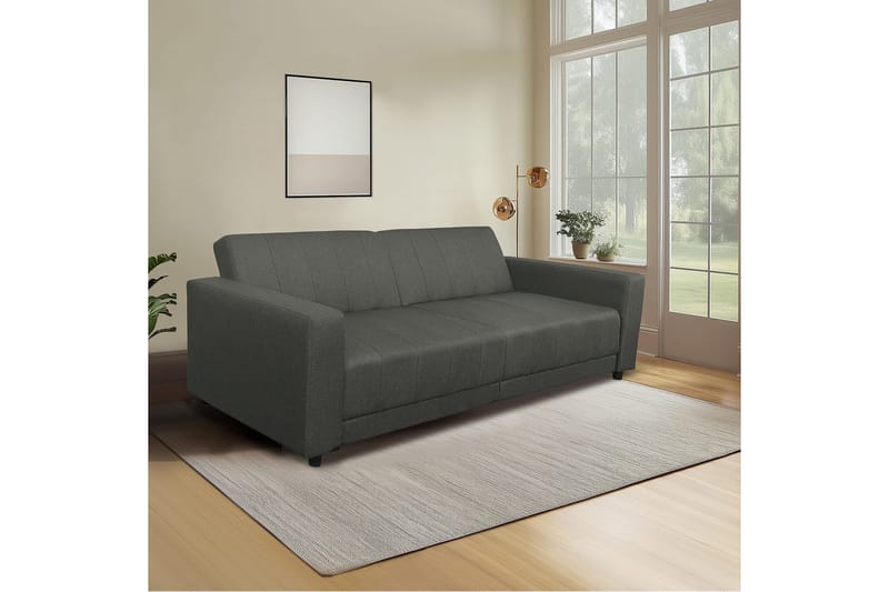 Allie Vuodesohva 3-istuttava - Harmaa - Huonekalut - Sohva - Vuodesohva - 3 istuttava vuodesohva